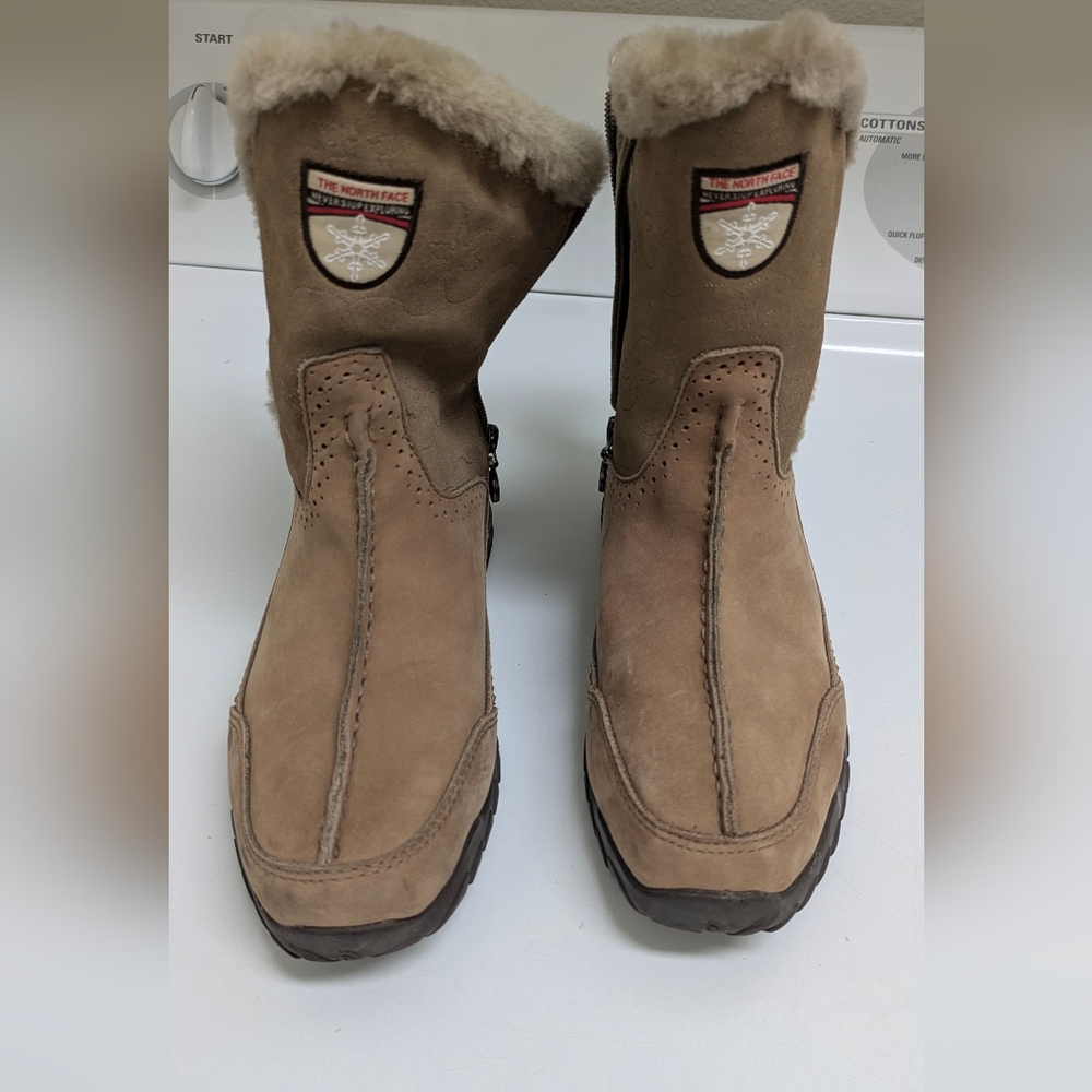 The North Face Tan Combat Boots
